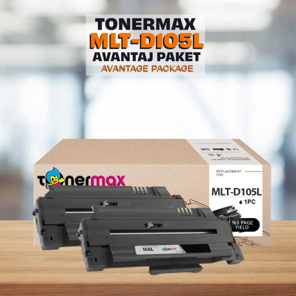 Samsung SCX-4623FN Muadil Toner 2'li Avantaj Paket / MLT-D105L / SCX4623FN - 1