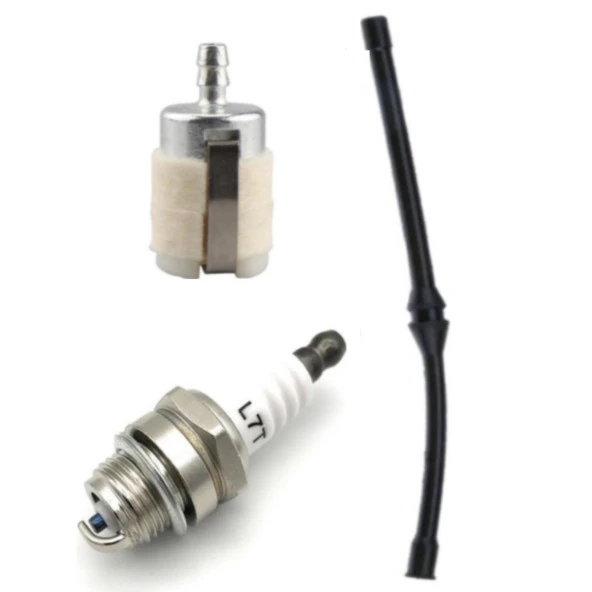 Kmtmak 4500/5200 Motorlu Testere Benzin Hortumu Benzin Filtresi Buji Set - 2