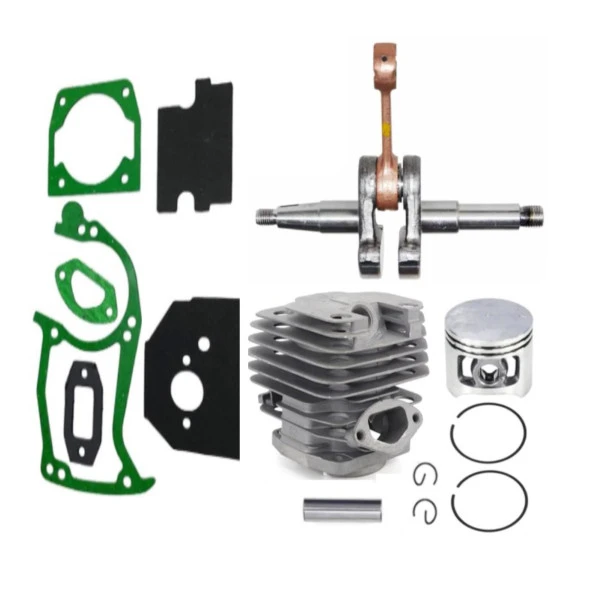 Kmtmak 4500/5200 Motorlu Testere Silindir Piston Krank Takım Conta Set - Resim 2