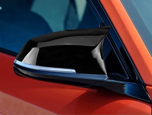 OMSA BMW F20 1 Serisi M1 Yarasa Batman Ayna Kapağı Piano Black - 2