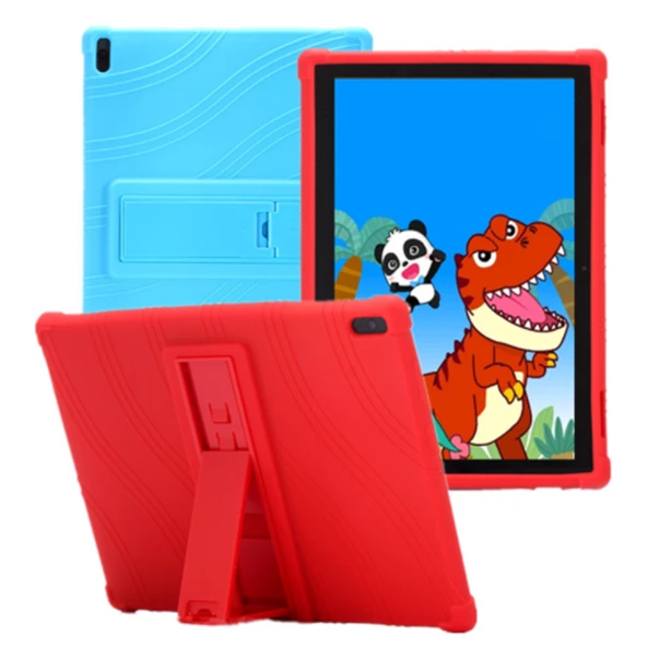 Lenovo Tab E10 TB-X104F Tab 4 10.1 Inch Tablet Standlı Silikon Kılıf