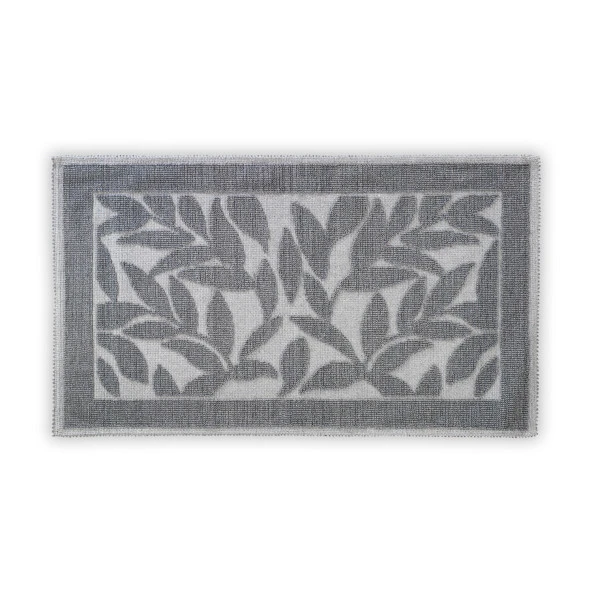 Schafer Home Leaf 2 li Banyo Paspası-Gri - 2