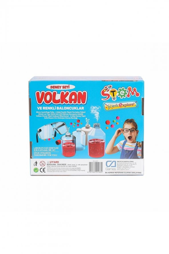 5217 CAPLS-5217 Volkan ve Renkli Baloncuklar -CA Games - 2