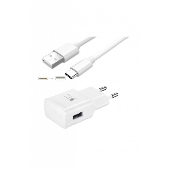 Casper VIA A3 Plus Uyumlu Type C Hızlı Şarj Aleti Seti Kafa Kablo