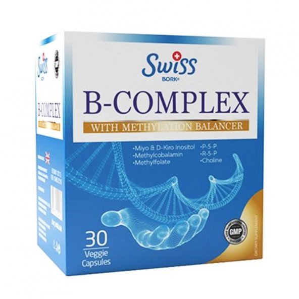Swiss Bork B-Complex With Methylation Balancer 30 Kapsül