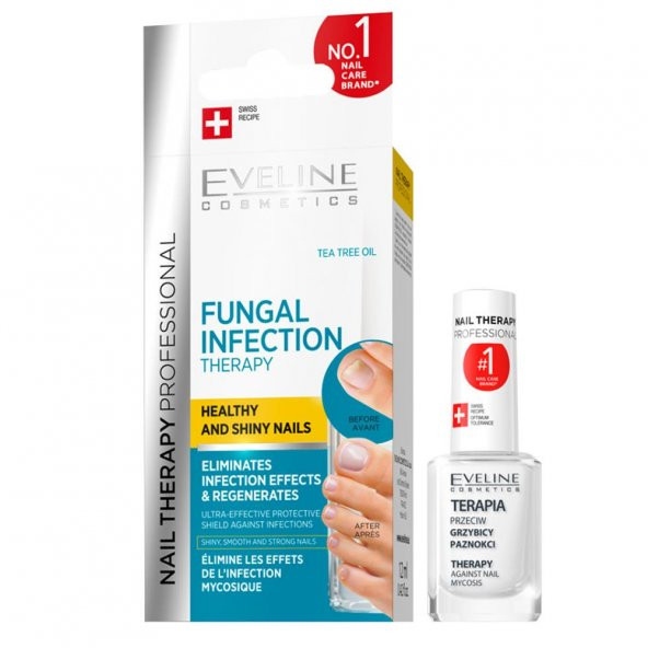 Eveline Nail Therapy Against Mycosis Anti Fungal 12ml | Tırnak Bakımı