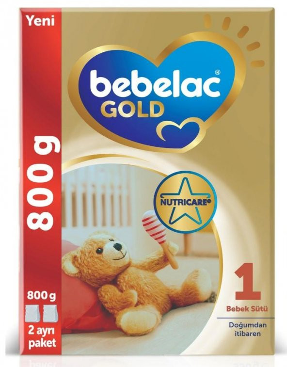 Bebelac Gold 1 800gr | Doğumdan İtibaren Bebek Sütü