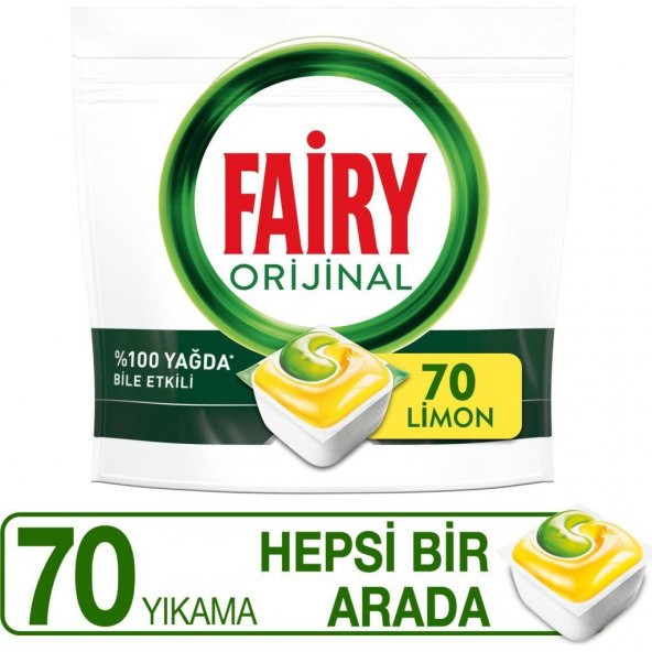 Fairy Hepsi Bir Arada Tablet 70'li