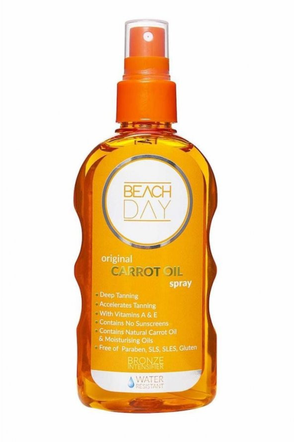 Beach Day Carrot Oil Sprey 150 ml | Havuç Yağı Özlü Bronzlaştırcı