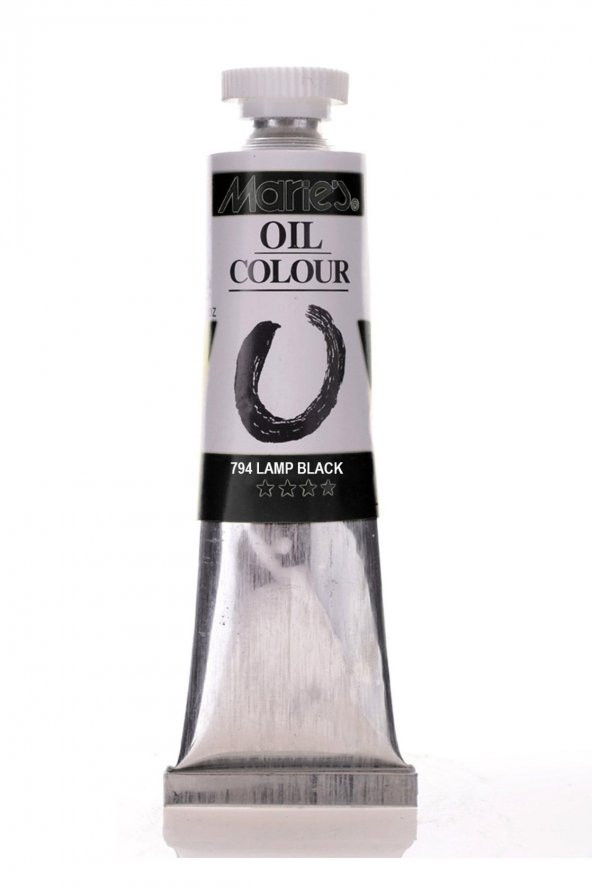 Oil Colour Yağlı Boya 50ml 794 Lamp Black