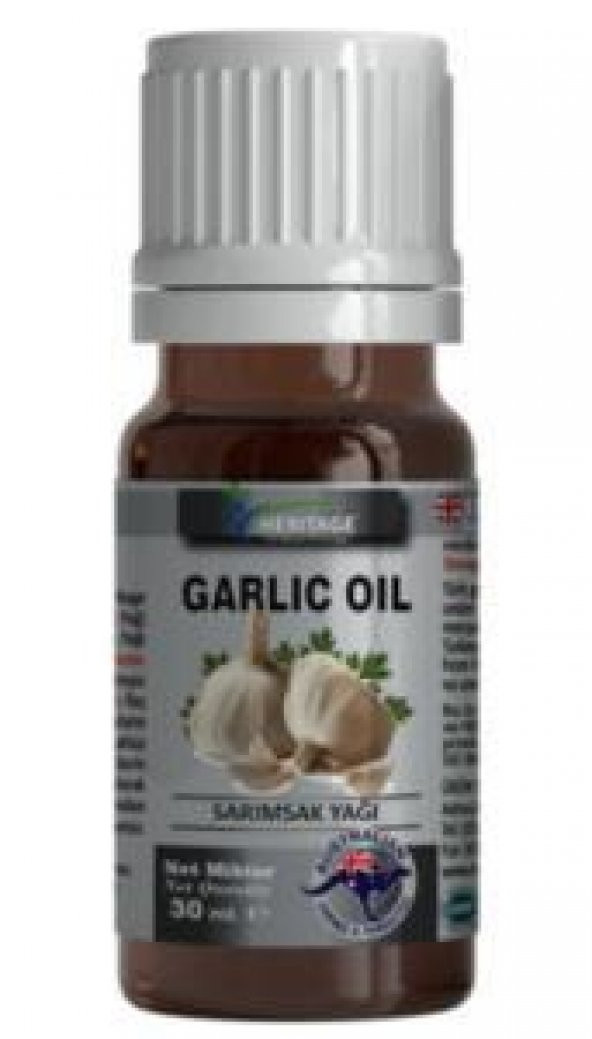 Heritage Garlic Oil 30ml | Bitkisel Sarımsak Yağı