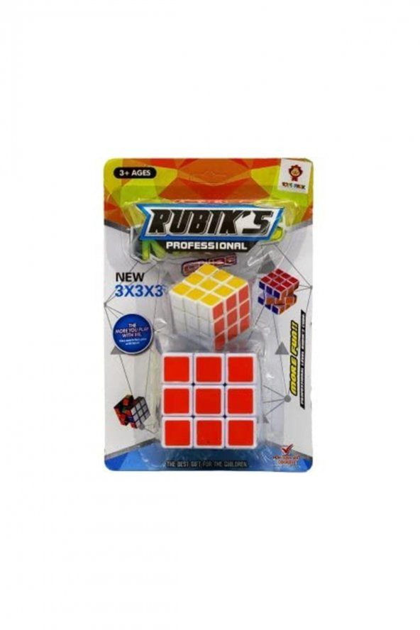 2 Adet 3x3x3 Zeka Sabır Küpü Rubik Küp