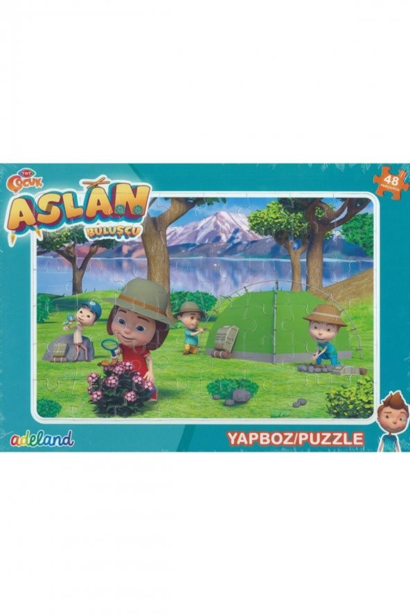 Trt Çocuk Aslan Buluşçu 48 Parça Yapboz / Puzzle