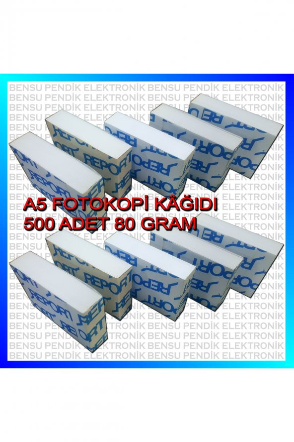 A5 Fotokopı Kağıdı 80 Gram 500 Adet A5 Kağıt