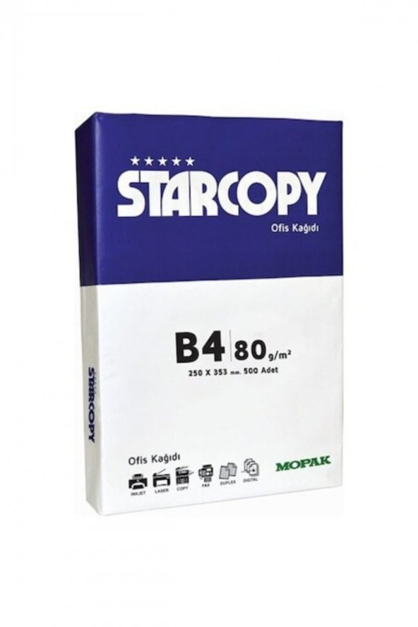 B4 Star Copy Fotokopi Kağıdı 5 Paket