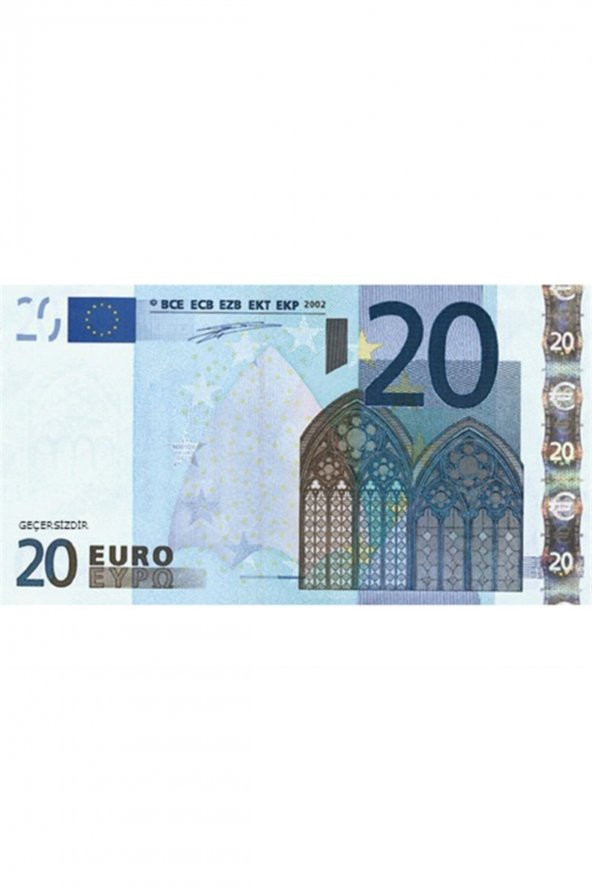 Geçersiz Şaka 100 Adet 20 Euro Düğün Parası