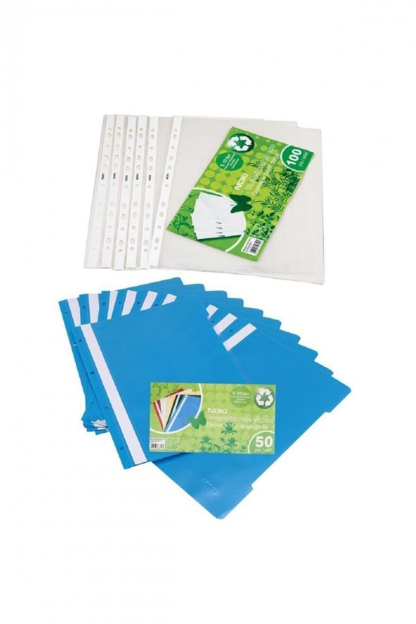 Eco Telli Dosya 50li 1 Paket Eco Poşet Dosya + 100 lü 1 Paket