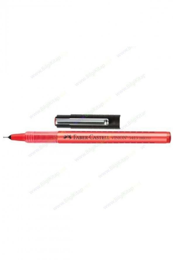 Faber-castell Vision 5415 Micro Roller Kalem 0.3 Mm Kırmızı