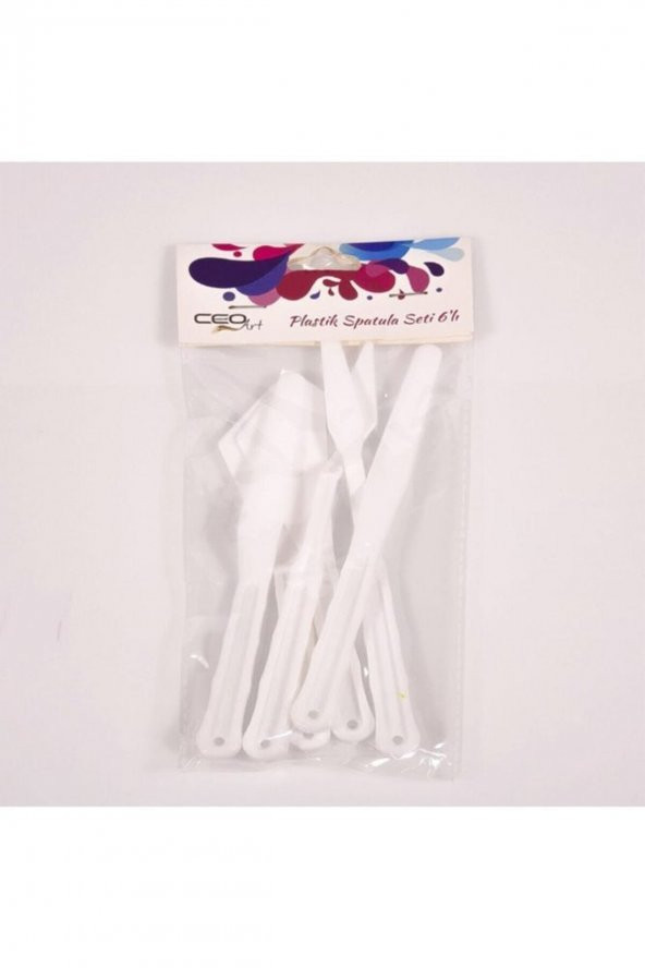 6lı Plastik Spatula Set Sn0014