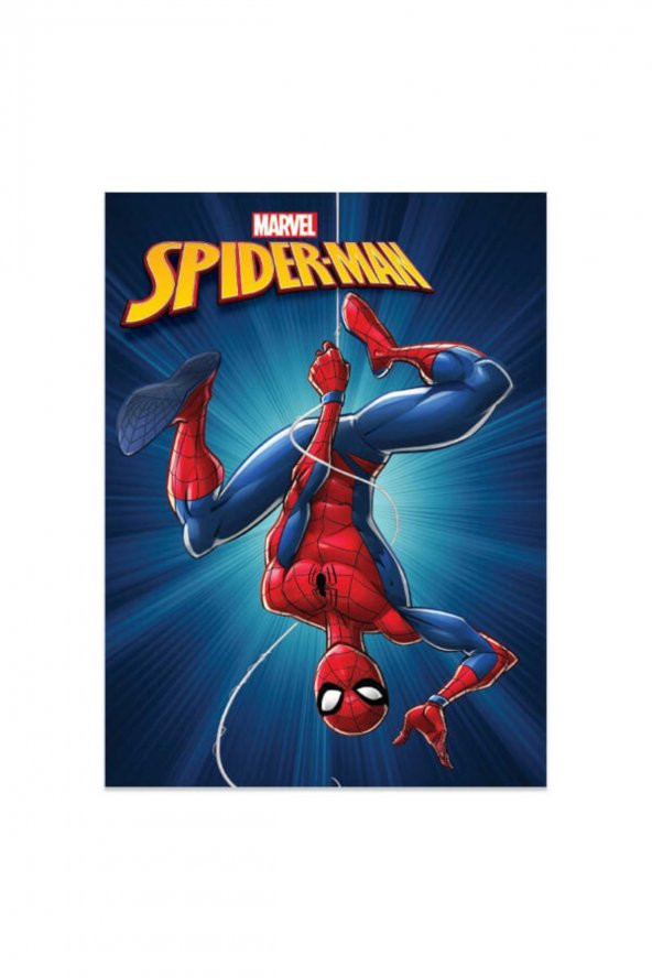 Spiderman Kareli Defter A5 40 Yaprak 2 Adet Plastik Kapak Defter