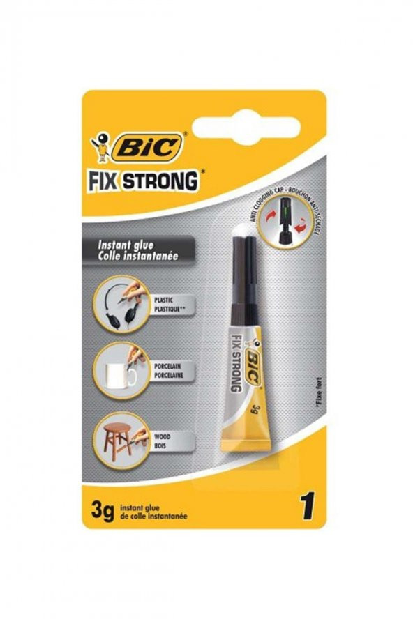 Fix Strong Süper Güçlü Japon Yapıştırıcısı 3 Gr 1li Blister