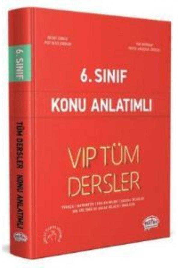 6. Sınıf Vip Tüm Dersler Konu Anlatımlı Kırmızı Kitap