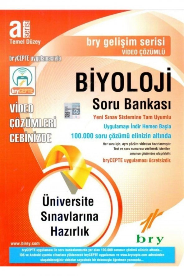 Birey Yayınları Gelişim Serisi Temel Düzey Biyoloji A Soru Bankası