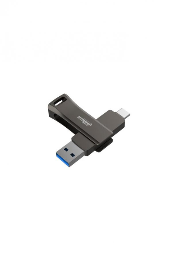 Dahua 128GB OTG USB3.2 Metal USB Bellek P629 Titan Gri - 2