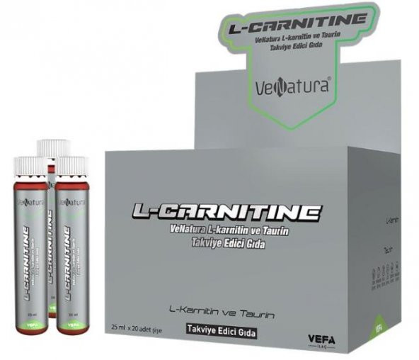 Venatura L-Carnitine ve Taurin 25ml | 20 Flakon