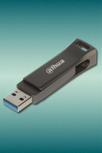 Dahua 256gb OTG USB3.2 Metal USB Bellek P629 Titan Gri - 2