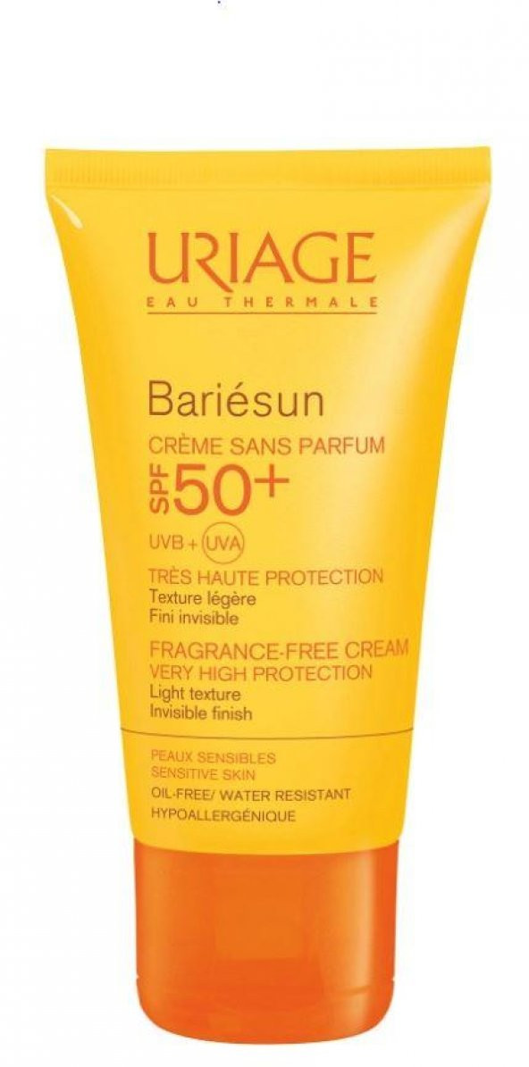 Uriage Bariesun Fragrance-Free Cream SPF50+ 50ml | Güneş Koruyucu Krem