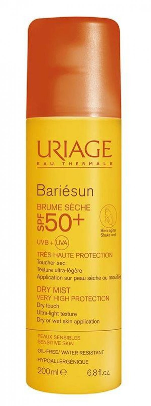 Uriage Bariesun SPF50 + Dry Touch Mist 200ml | Güneş Koruyucu Sprey