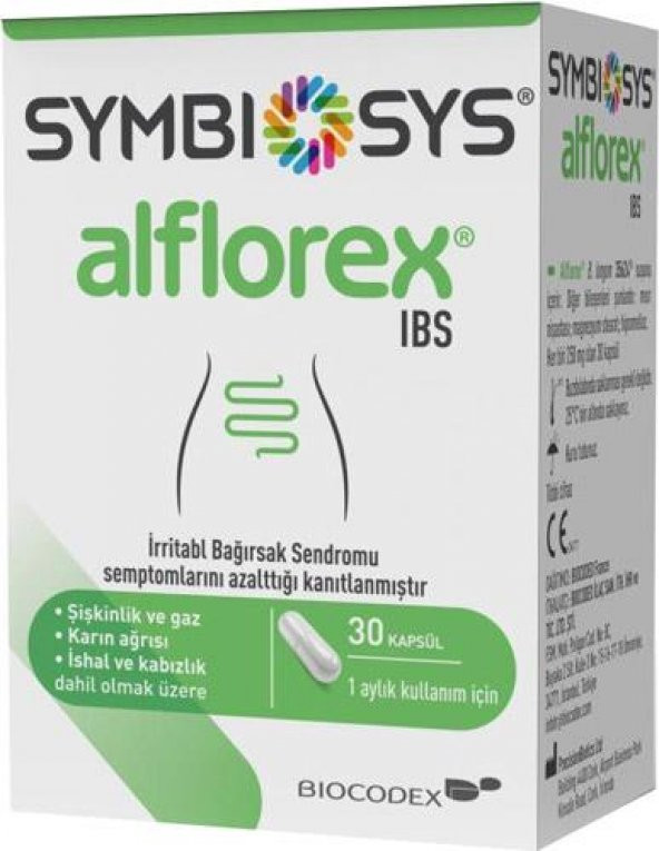 Biocodex Symbiosys Alflorex Probiyotik 30 Kapsül - 2