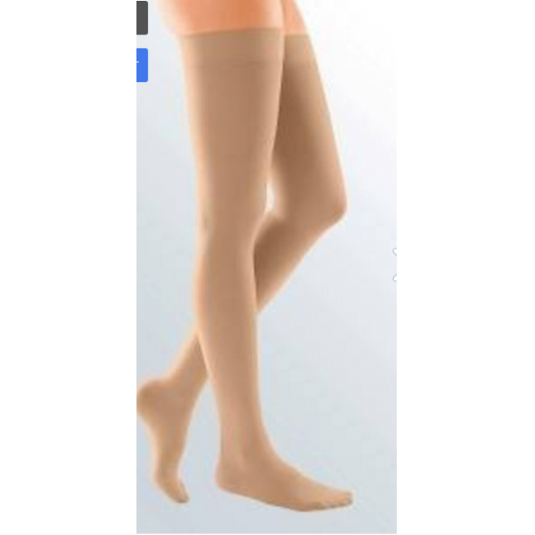 mediven elegance Dizüstü-Silikon Bantlı Burnu Kapalı ccl2 varis çorabı - Resim 3