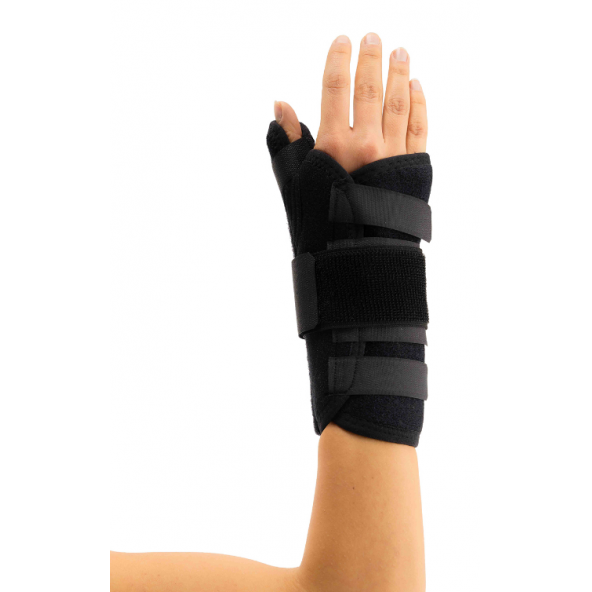 ORTHOLAND STATİK BAŞPARMAK DESTEKLİ EL BİLEK SPLİNTİ BEDENSİZ (NEOPREN KUMAŞ) SAĞ ürün görseli