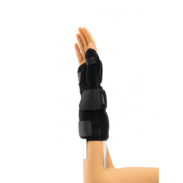 ORTHOLAND STATİK BAŞPARMAK DESTEKLİ EL BİLEK SPLİNTİ ÇİFT TARAFLI BEDENSİZ ( NEOPREN KUMAŞ ) SOL ürün görseli