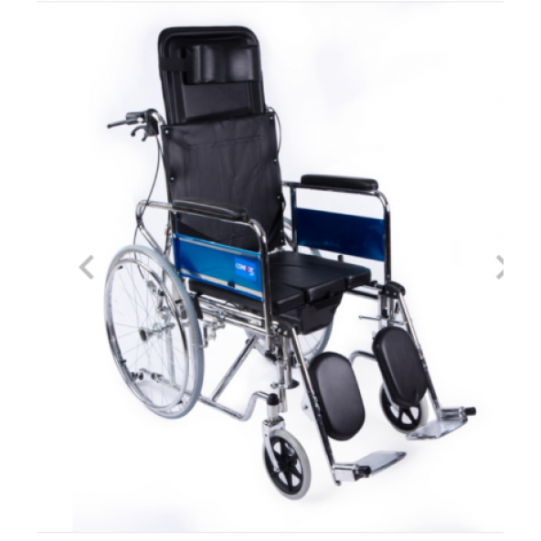 COMFORT PLUS DM-608GC WC Sırtı Yatar Özellikli Tekerlekli Sandalye ürün görseli