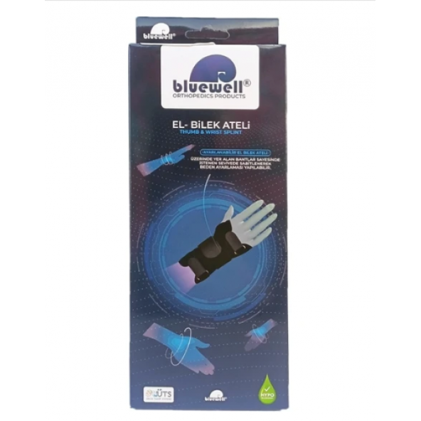 Bluewell Neopren Baş Parmak Destekli El Bilek Ateli Bedensiz SAĞ