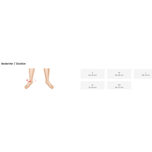 ORTHOLAND AŞİL TENDON DESTEKLİ AYAK BİLEKLİĞİ (ÖRGÜ KUMAŞ) SAĞ - Resim 2
