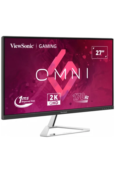 VIEWSONIC 27" VX2780J-2K 2K QHD 1MS 170HZ 2XHDMI DP HDR10 FREESYNC PREMIUM IPS GAMING MONITOR - 2