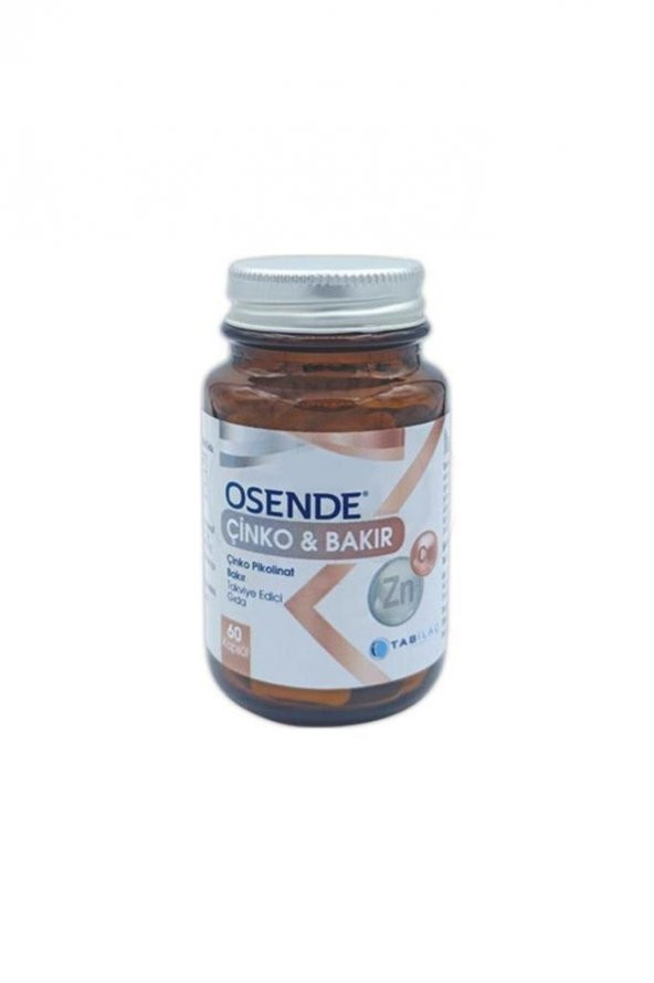 Osende Çinko Pikolinat Bakır 60 Kapsül - 1