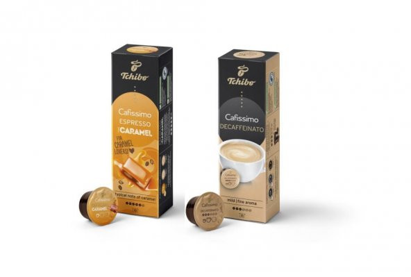 Tchibo 2li Kapsül Set Espresso Caramel & Cafıssımo C.C Decaffeinated
