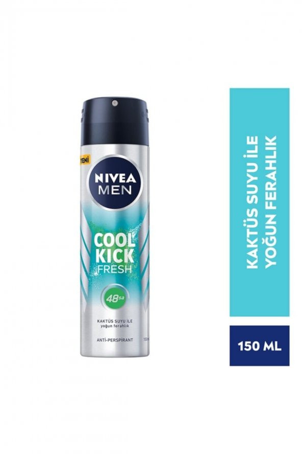 Nıvea Erkek Deo Cool Kick Fresh 150ml (yeni)