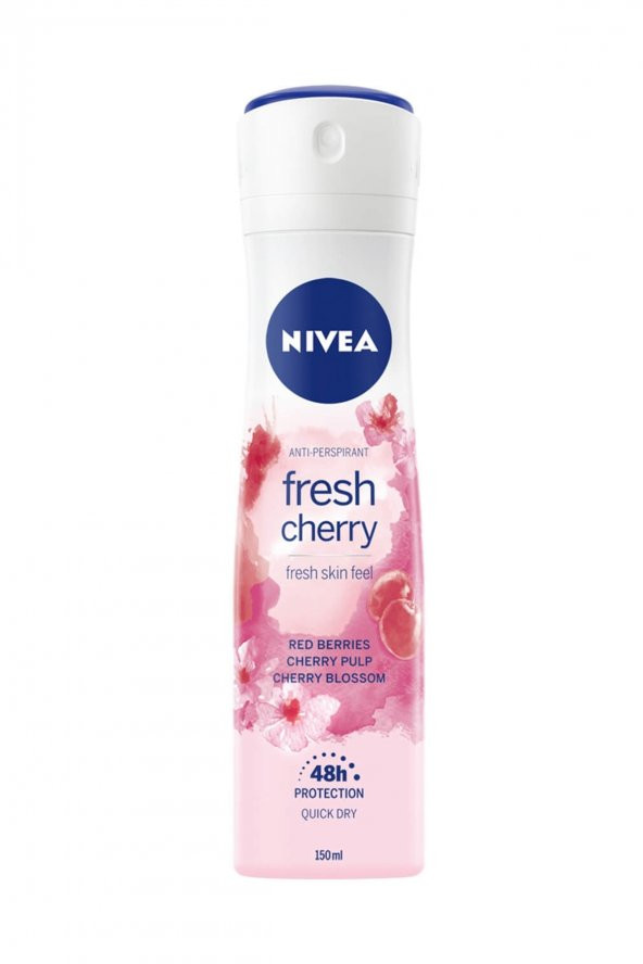 Nıvea Deo Sprey 150ml Fresh Cherry Women