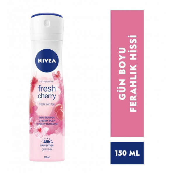 Nıvea Deo Sprey 150ml Fresh Cherry Women - 2
