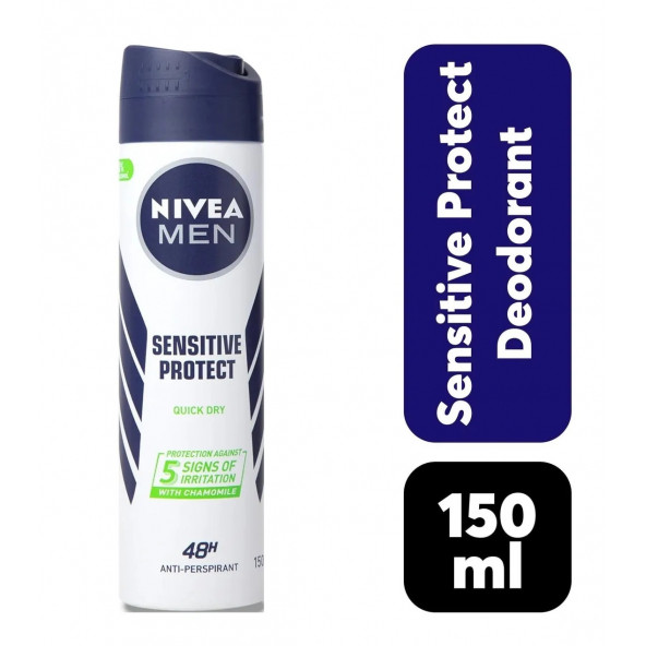 Nivea Men Sensitive Protect Sprey Deo 150 Ml - 3