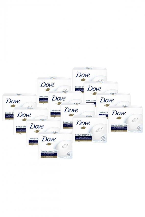 Dove Beauty Cream Bar Katı Güzellik Sabunu Original Nemledirici Etkili 90 G X12 - 2
