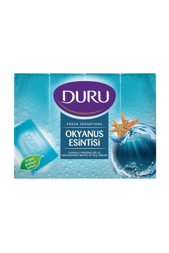 Duru Fresh Duş Sabunu Okyanus Esintisi 4X150 G