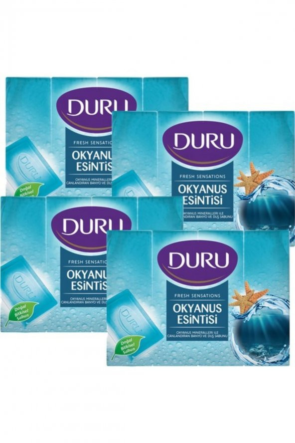 Duru Fresh Sensations Okyanus Esintisi Duş Sabunu 4x600 Gr