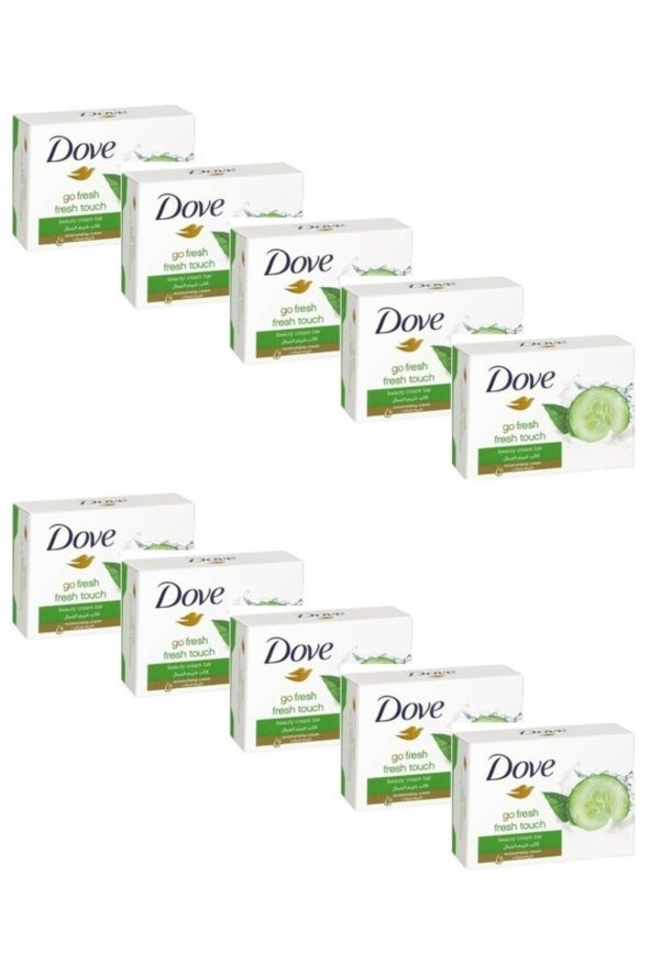 Dove Cream Bar Salatalık Ve Yeşil Çay Ferahlığı Katı Sabun 100 gr X 10 Adet